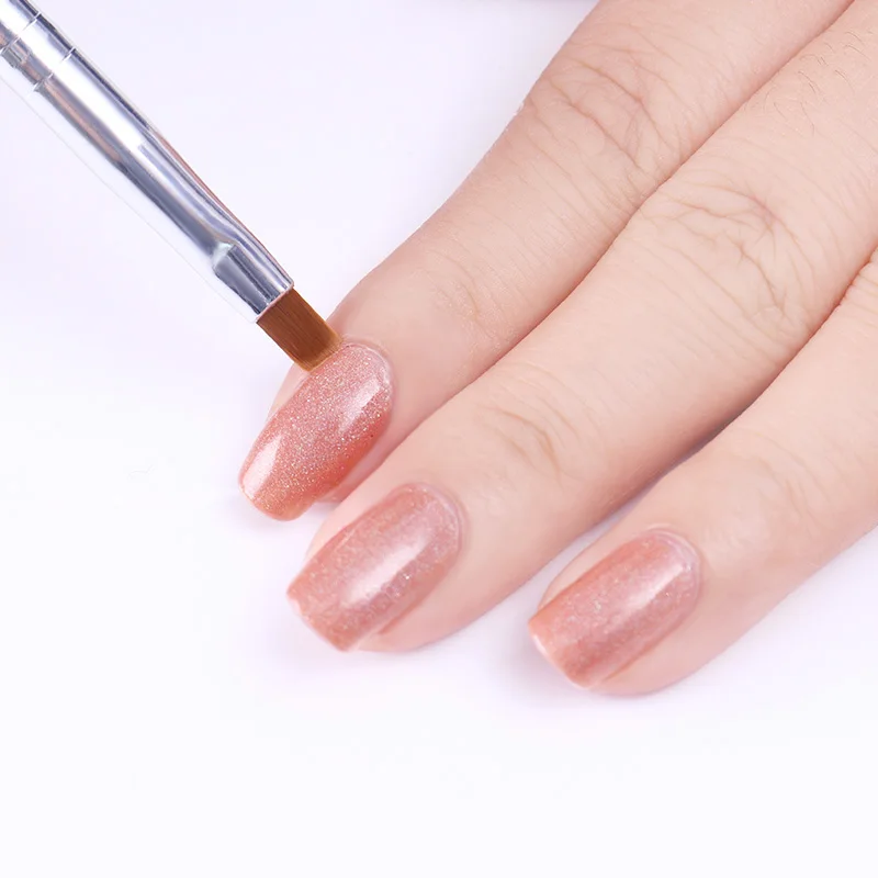 1 шт. ручка для рисования ногтей щетка очистки от пыли черная деревянная кисть