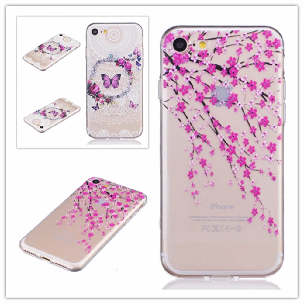 2016 Новый Чехол Для Apple iPhone 7 4.7 дюймов Облегчение ТПУ Мягкий Силиконовый Coque
