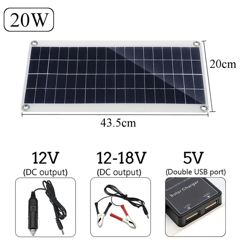 SunPower складное 10 Вт 15 Вт 20 Вт 25 Вт солнечное зарядное устройство 5 в USB выходное устройство портативные солнечные панели для солнечного зарядного устройства телефона