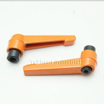TF03003 M8 женский зажимной рычаг оранжевый. Зажимной регулируемая ручка|handle lever|clamping