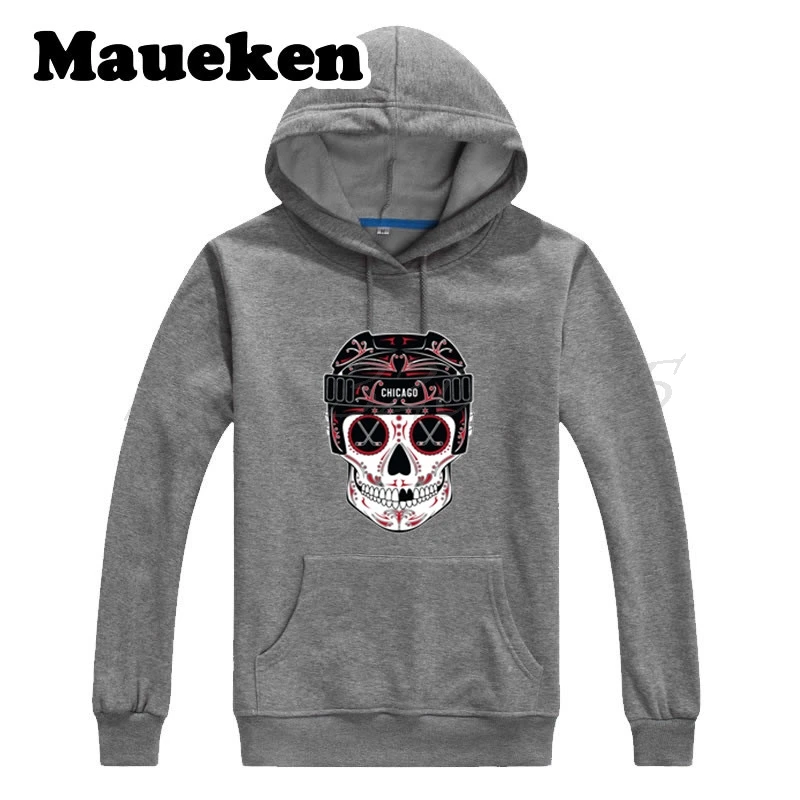 Мужские толстовки Chicago Blackhawks Star Wars Join The Hawk Side Darth Vader плотные с капюшоном на осень и