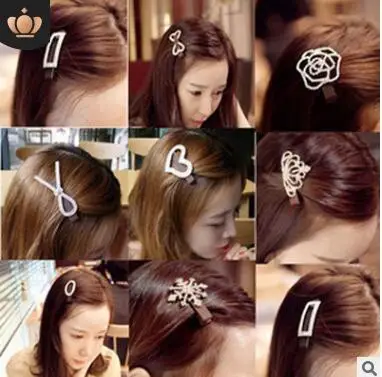 5 шт./лот творческие волосы аксессуар с милым бантом зажим утиный клюв заколка для