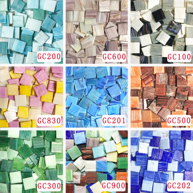 200 г/68 шт. 20X20mm 3/4 дюйма красная серия Cloud Goldline Кварцевая мозаика свободная хобби DIY