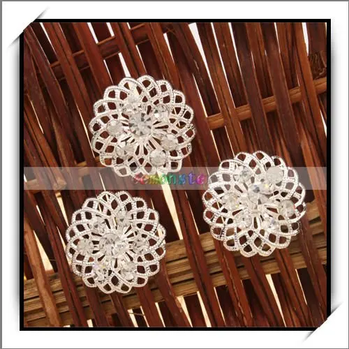 Free Shipping Shining Rhinestone Screw Hair Pins 100% brand new and high quality 16002947|screw m10|screw protectorpin flower |