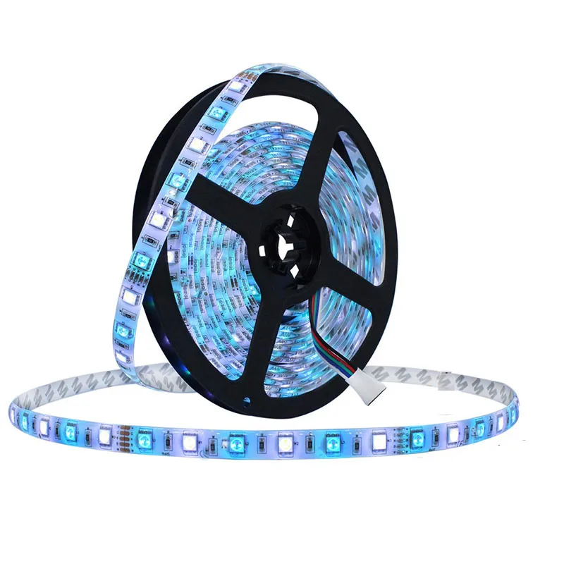 RGBW RGBWW Светодиодная лента 5050 SMD Водонепроницаемая 12В DC 60LED/M RGB лампа диод | Лампы и