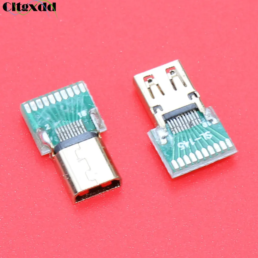 Cltgxdd 1 шт. позолоченная микро HDMI 19Pin Женская тестовая плата D Тип MICRO гнездо с