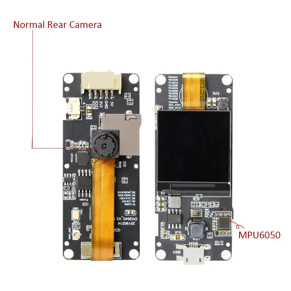TTGO T-Камера плюс ESP32-DOWDQ6 8 Мб SPRAM Камера модуль OV2640 1 3 дюймов Дисплей сзади |