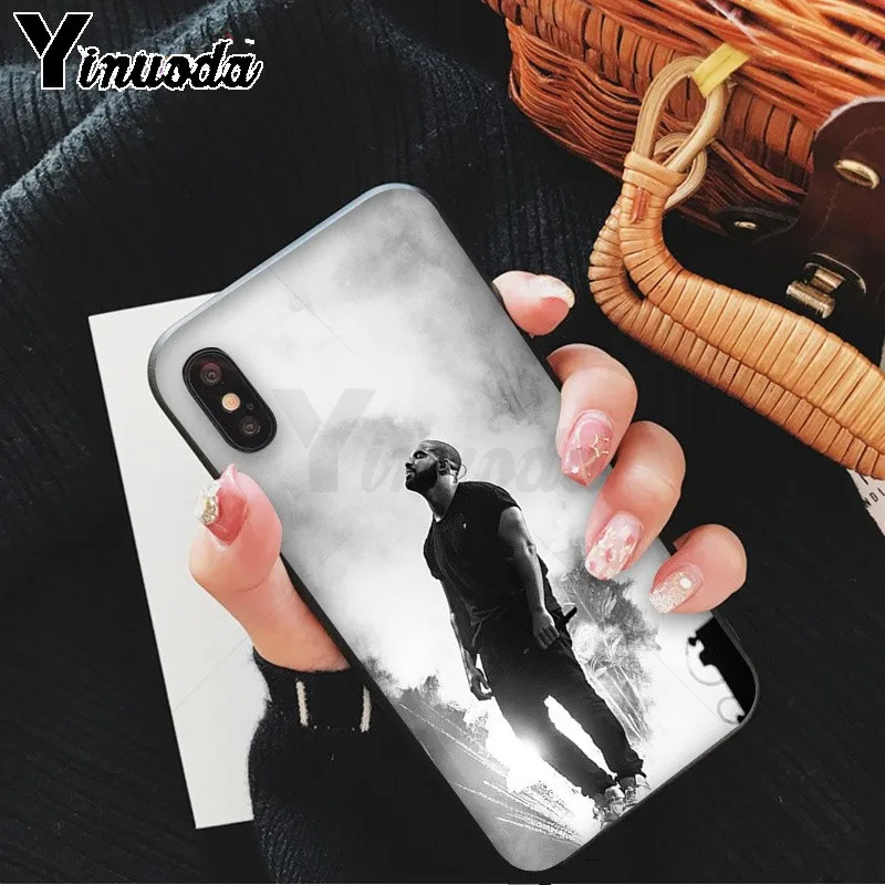 Yinuoda Дрейк ТПУ Мягкий силиконовый чехол для телефона iPhone 8 7 6 6S Plus 5 5S SE XR X XS MAX Coque Shell