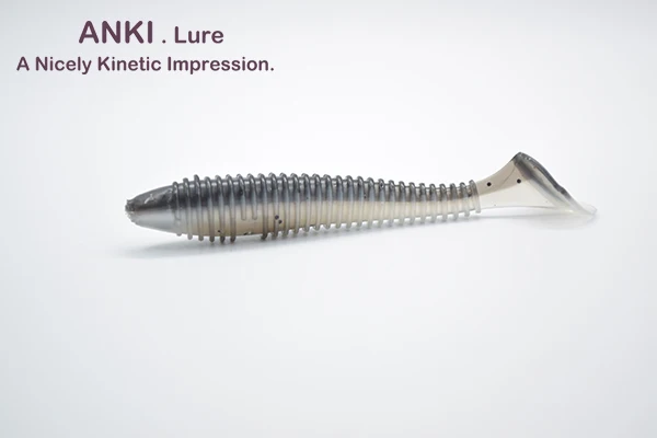 B ANKI рыболовные приманки FAT Swing Impact Swimbait 85 мм/5,5 г 10 шт./лот Craws мягкие приманки для рыбалки Мягкие приманки для окуня - Цвет: B