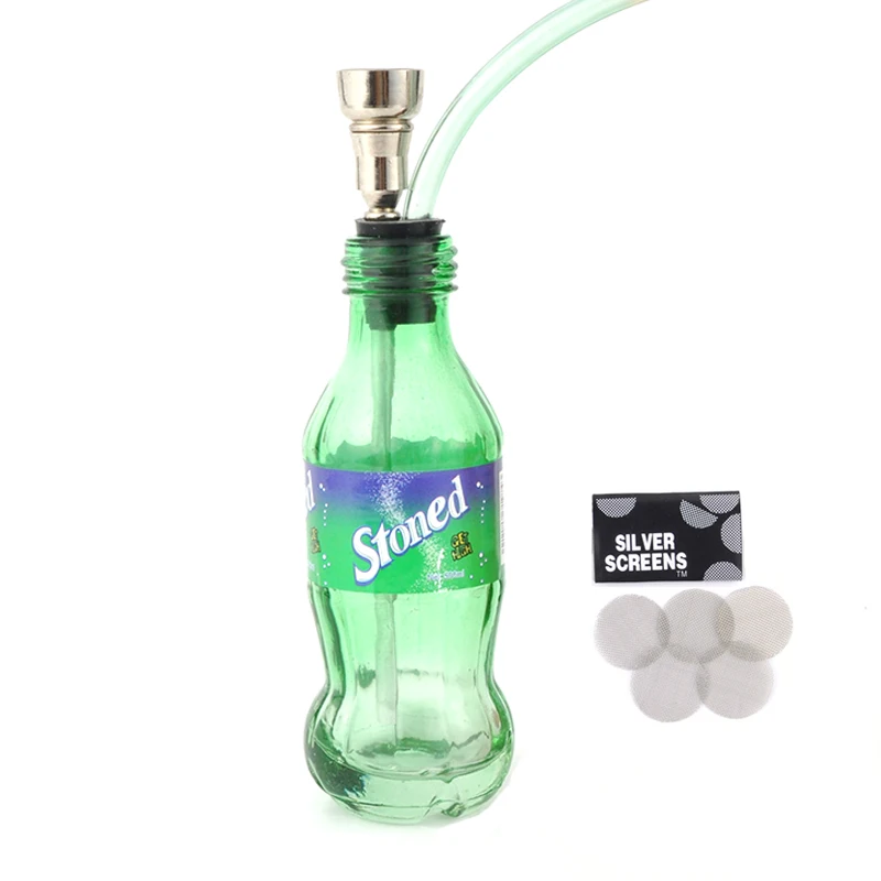 GERUI бар стиль мини маленький Кальян Shisha смешной дизайн стеклянная бутылка