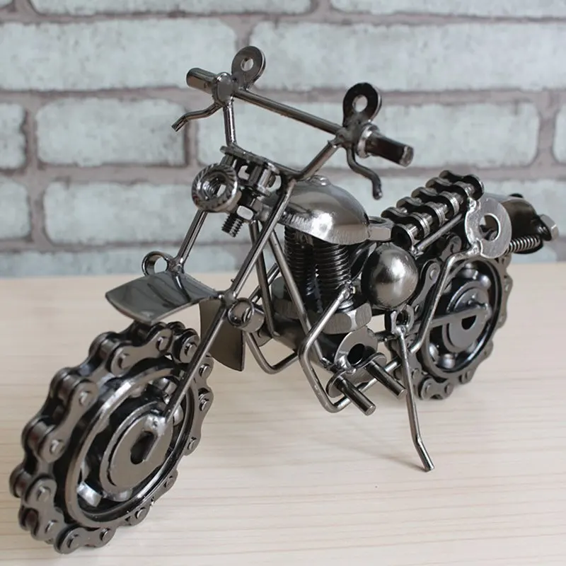 Металлическая скульптура для мотоцикла ручной работы железное искусство