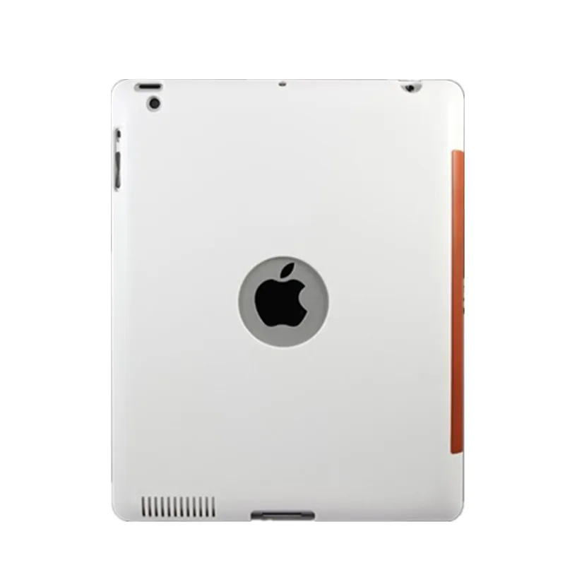 White Высококачественный чехол с Bluetooth клавиатурой для iPad 2/3/4, дизайнерский защитный чехол для ноутбука, для iPad 4, 3, 2, откидная подставка, роскошный умный чехол - Цвет: White
