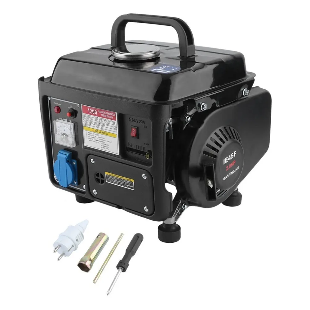 1200 Вт 2HP Портативный Электрический газа мощный 2 гонки RV Автомобиль Отдых Бензин