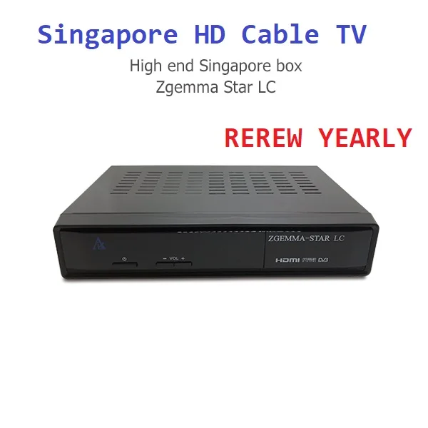 Сингапур, Starhub коробка обновления подписка на v7 V8 Золотой V9 pro V8 Ангел blackbox c801 плюс Gtt Zgemma LC возобновить ежегодно