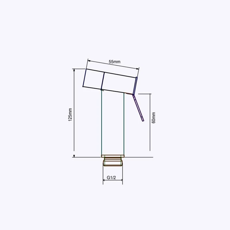 Туалет ручной Shattaf биде опрыскиватель из нержавеющей стали насадки для душа