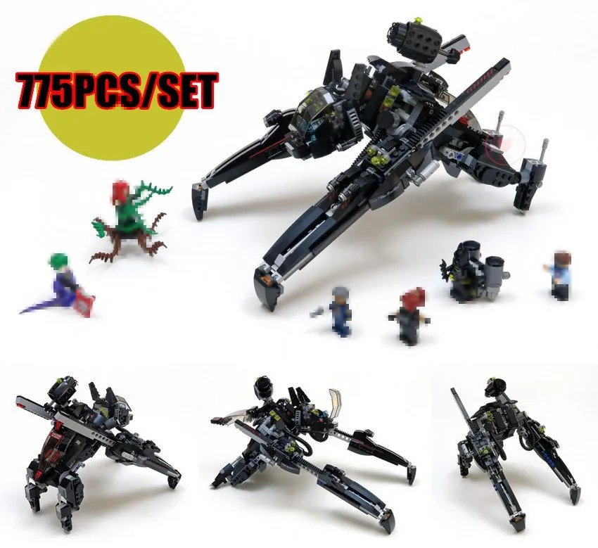 Новый Бэтмен серии болезни летучей мыши машины fit legoings фигурки Бэтмена город