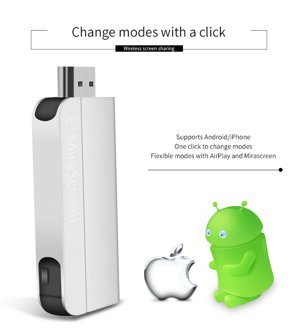 MiraScreen K2 беспроводной 2 4G WiFi дисплей ключ 1080P HD TV Stick Miracast Airplay Mirroring приемник для Android