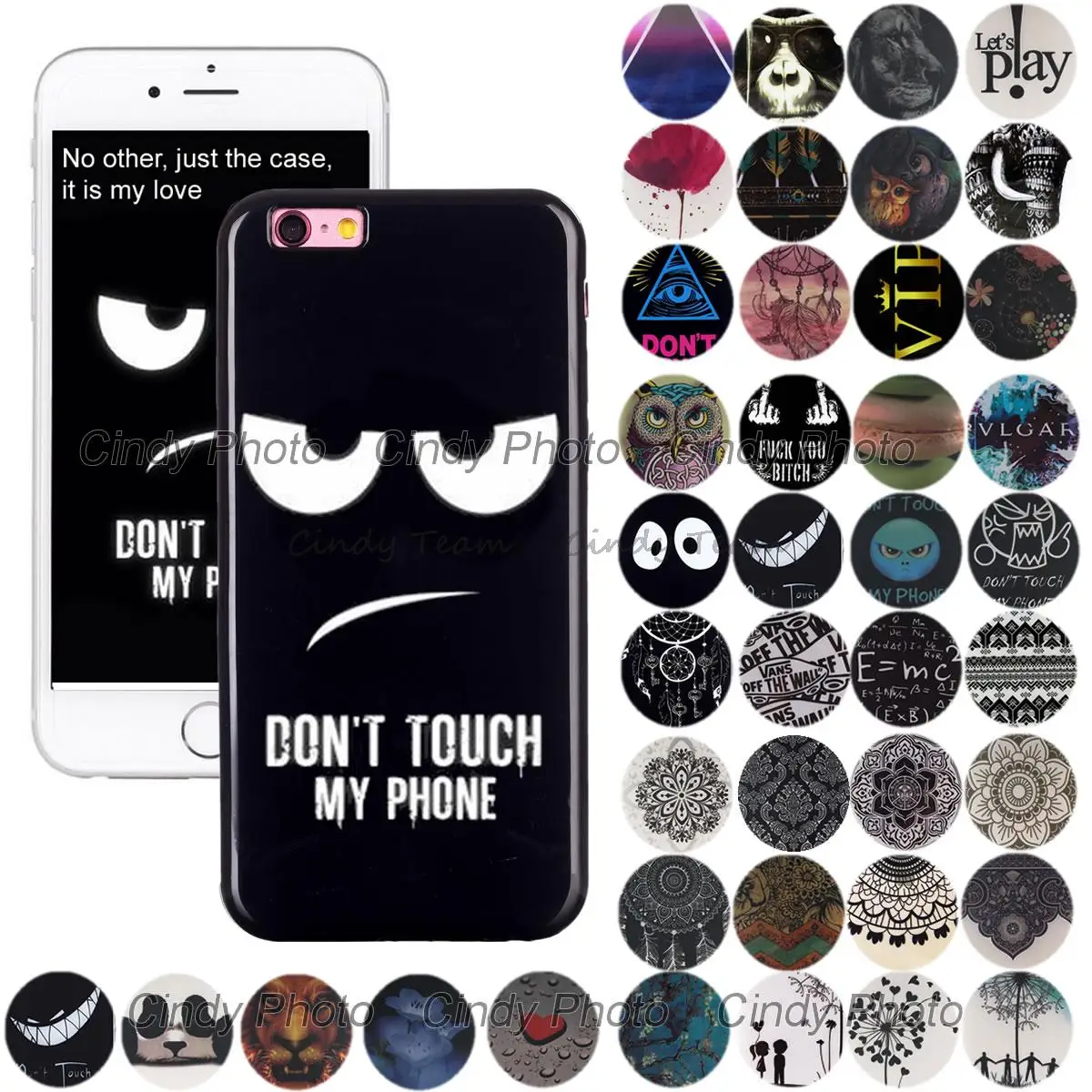 Для iPhone 5 SE 4.0 &quotкрышка Случая Мягкие TPU IMD Сова Цветы Лев Панда Тотем Одуванчик