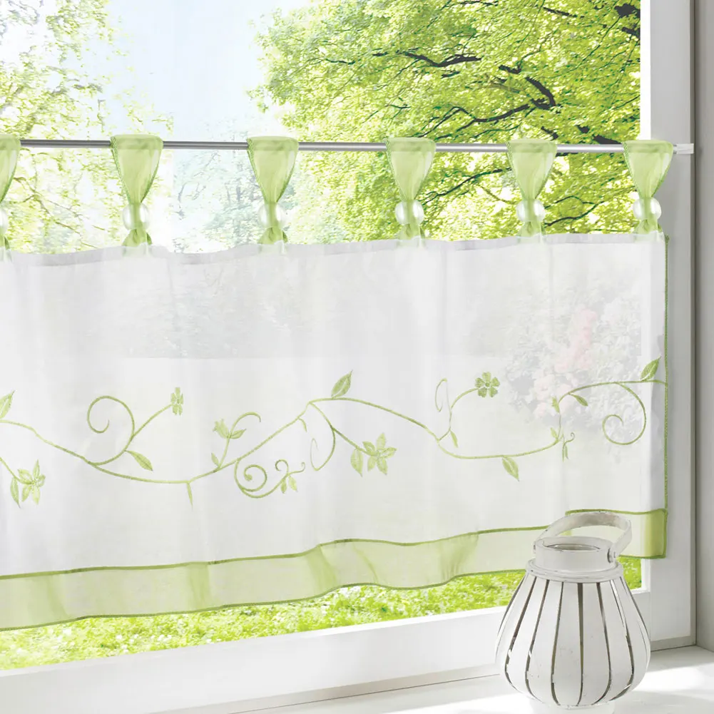 1 шт. оконная занавеска подделка короткое дизайнерское украшение для кухни дома