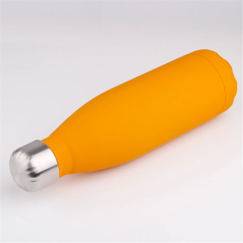 

Solid Color BPA free Water Bottle Coffee Thermos 304 Stainless Steel Beer Tea Drink Bottle Travel Sport Gym Vacuum Insulated Cup