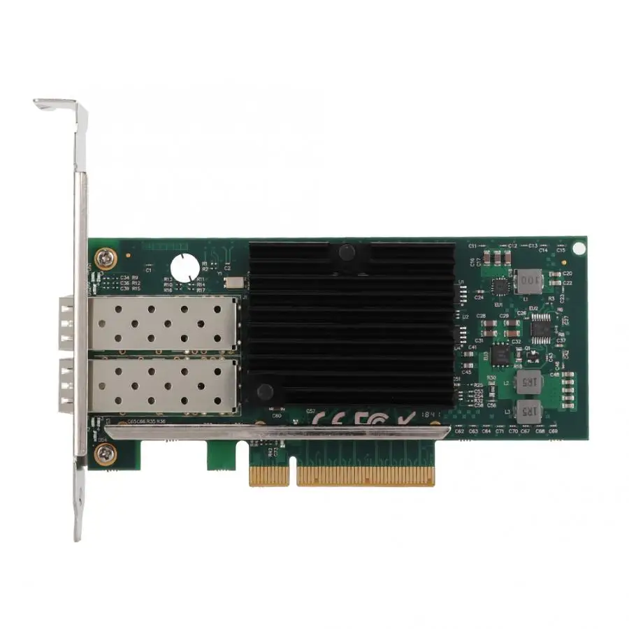 PCI E X8 10 гигабитный двойной порт 10G Ethernet волоконный сервер адаптер карта (модель: SE
