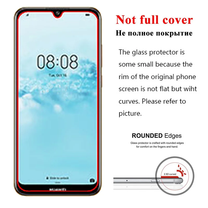 Wolfrule Protector de pantalla para Huawei Honor 20i vidrio Honor 10i 9H dureza vidrio templado para Huawei Honor 20i pel&iacute;cula protectora-3