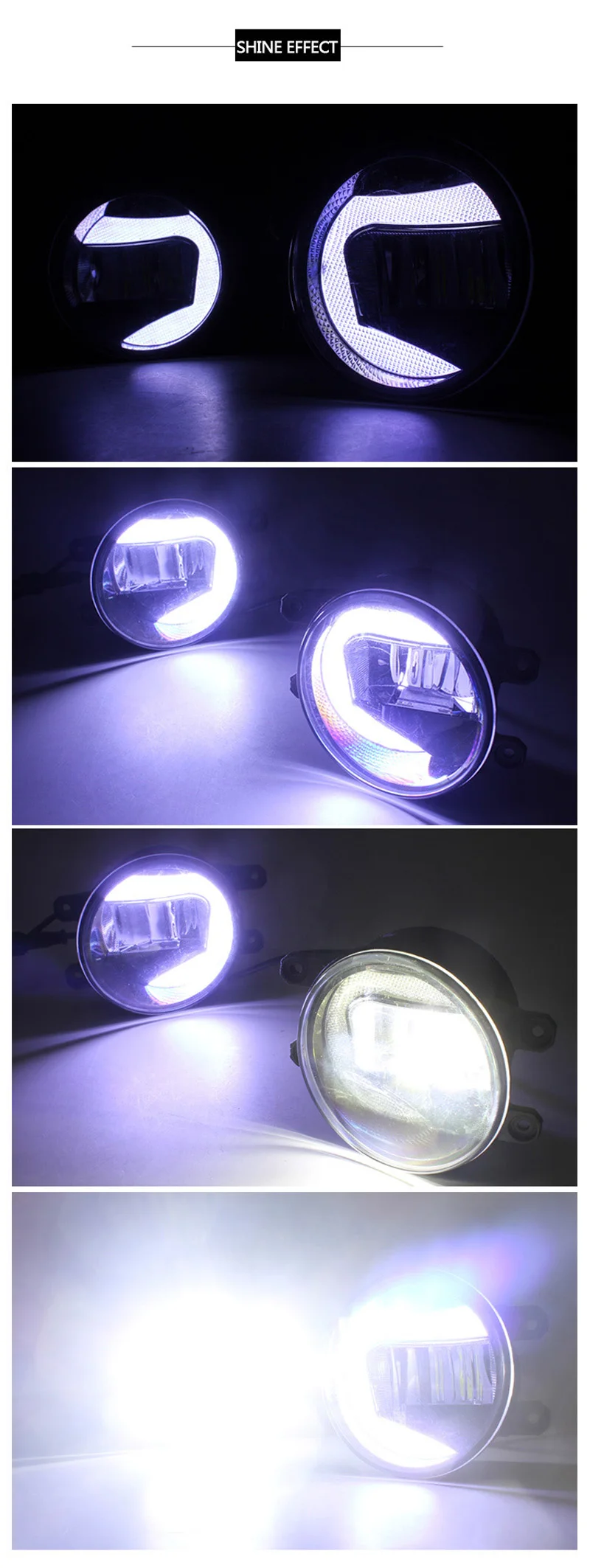 Для Toyota Land Cruiser Prado LC150 FJ150 2010~ противотуманная фара в сборе высокое Яркость 12 V Водонепроницаемый