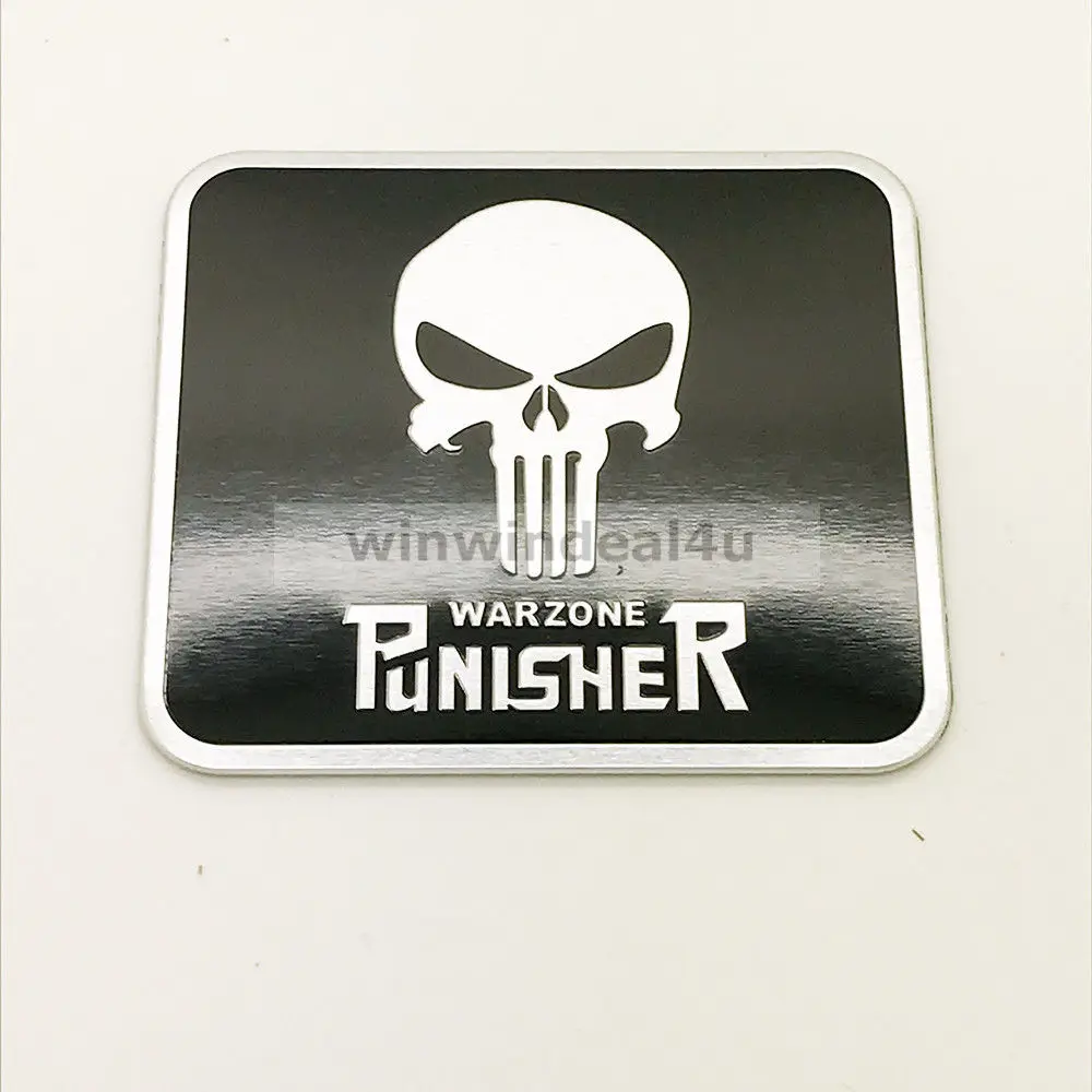 Car Auto Motorcycle Punisher Skull Metal Emblem Badge Decal Sticker | Автомобили и мотоциклы