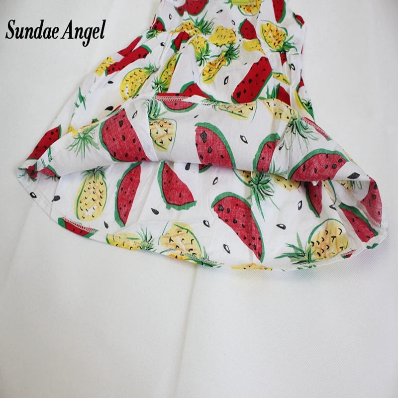 Платье для маленьких девочек без рукавов с принтом в виде арбуза | Детская одежда