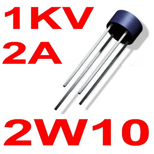 (20 шт./лот) 2W10 2A 1000V мостовой выпрямитель UL|bridge rectifier|bridge rectifier 2arectifier bridge |