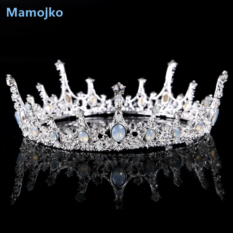 Mamojko 2017 модные украшения Хрустальная Королевская корона для женщин свадебные