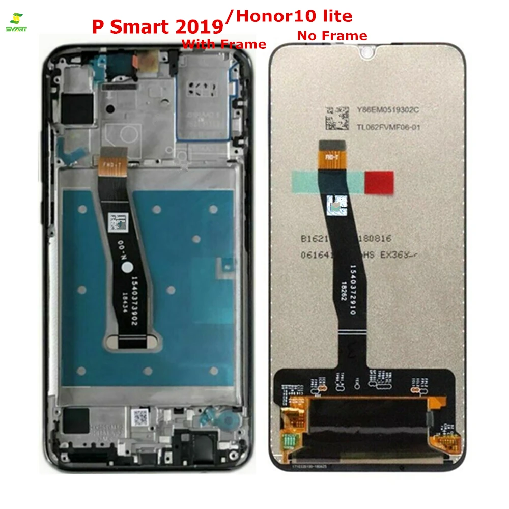 6 21 &quotЖК дисплей с рамкой для huawei P Smart 2019 Honor 10 Lite ЖК кодирующий преобразователь