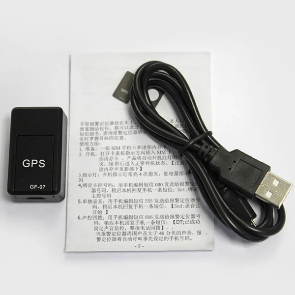 Мини GF-07 автомобиль gps трекер для автомобиля ребенка локатор Локатор системы SOS отслеживающее устройство мини постоянный мотоцикл gps