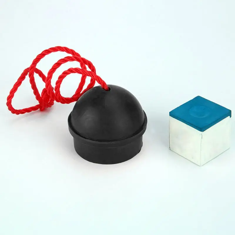 Бильярдный мяч бильярдный кий Мел резиновый держатель колпачок Слип-ин Cue Stick Chalker