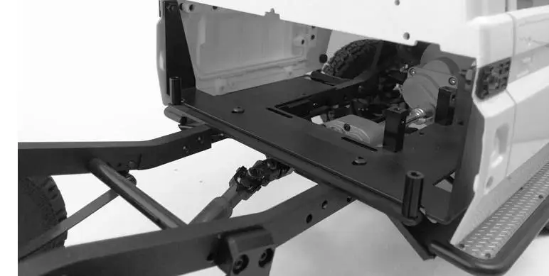 Ковш Kober задний плоский с крылом Опционально для killerbody 1/10 Toyota Land Cruiser 70 LC70 рамы