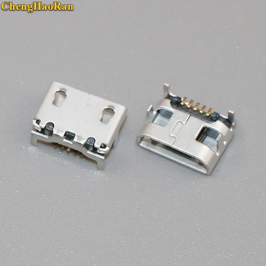 ChengHaoRan 2 20 шт. зарядный порт Micro USB разъем 5P 5pin мини для зарядки большой бычий