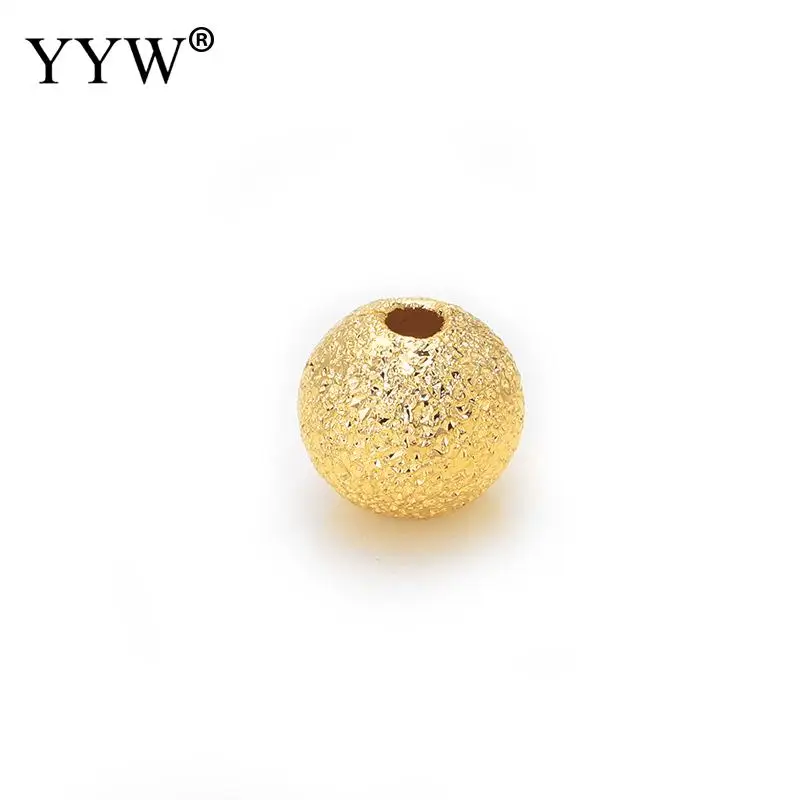 10 шт. латунные золотистые бусины-разделители для ювелирных изделий 4/6 мм |