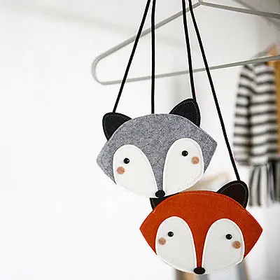 2016 NEW Fox Toddler Kids Girls Shoulder Bag Hand Purse Childrens Messenger School Bags |
