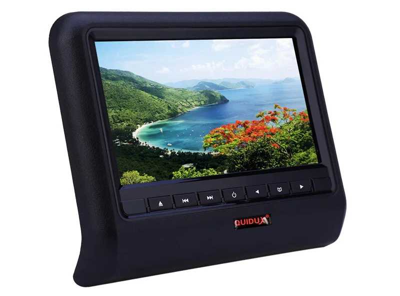 QUIDUX 10,1 дюймов HD Автомобильный подголовник dvd-плеер подголовник TFT lcd экран RCA монитор аудио видео Encosto de Cabeca com DVD