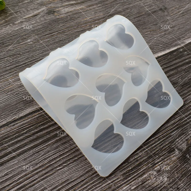 18 сердца Форма силиконовая шоколадная форма для выпечки на день рождения торт