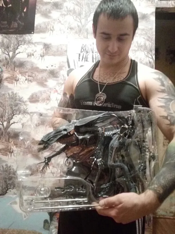 Большой размер NECA ALIEN Queen Deluxe 16 дюймов ПВХ фигурка модель игрушки 38 см