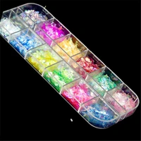 irregular sequins glass broken decals 3d diy sweet color candy paper tin foin flakes nails decorations accessories new arrive
