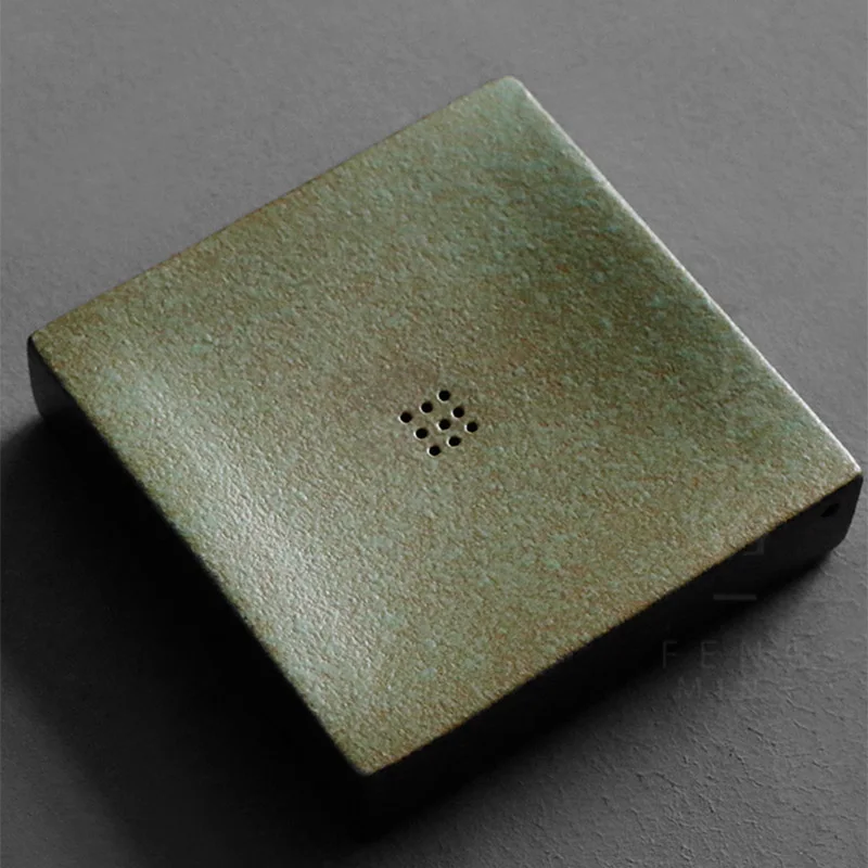 Green TANGPIN керамический чайник trivets Прихватки подносы Китайский кунг-фу аксессуары для чая - Цвет: Green