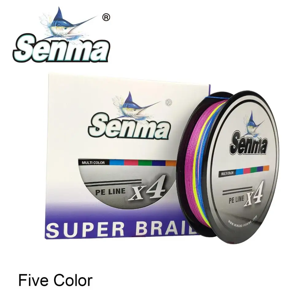Senma 4X леска 300 м 500 4 нити плетеная многонитевая PE 8LB 10LB 20LB 30LB 40LB 60LB 80LB 100LB | Спорт и