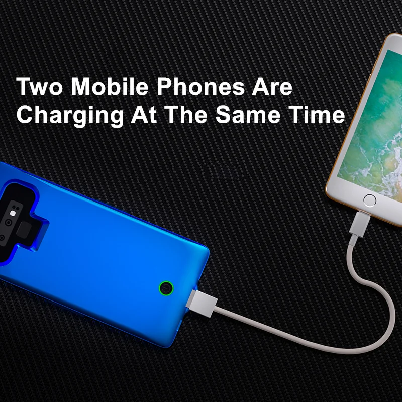 Чехол 7000 мАч для Note 9 Power Bank запасной аккумулятор зарядное устройство чехол Samsung