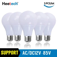 5pcslot led bulb e27 lamps dc ac 12v 24v 36v led light 3w 5w 7w 9w 15w 24w 36w bombilla lighting led light bulbs low voltages
