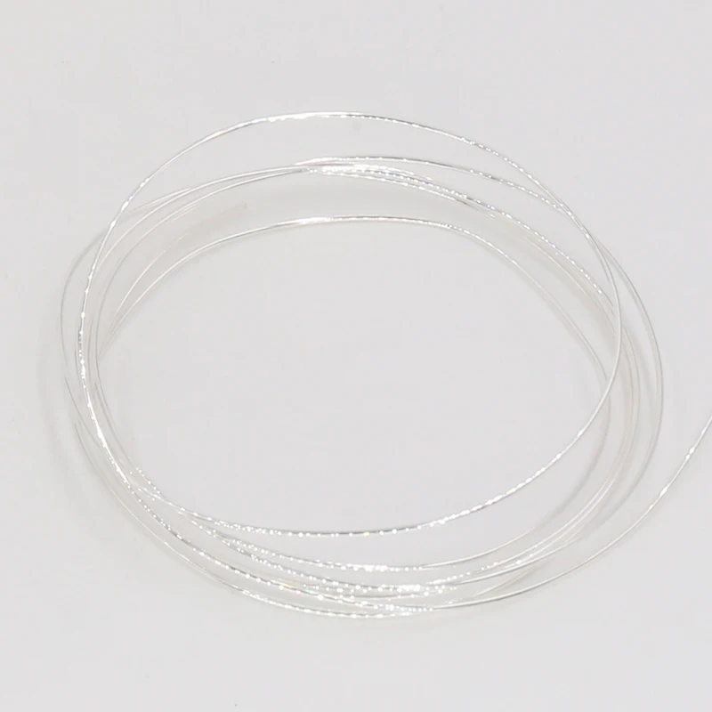 Один метр 99.999% 5N твердый сердечник чистое серебро аудио провод DIY|silver audio wire|audio