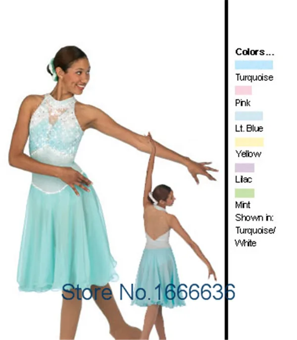 

Custom Figure Ice Skating Dresses For Girls With Spandex Graceful New Brand Figure Skating Dress For Competition DR2720