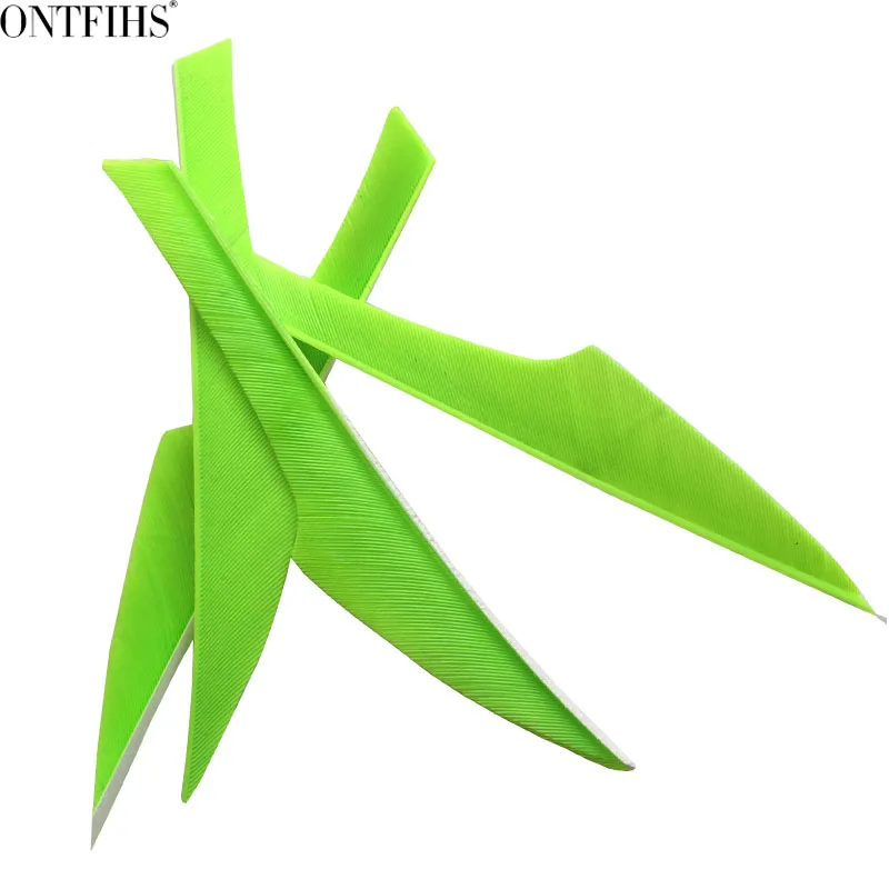ONTFIHS 50 шт. 4 &quotКороль RW Arrrow перо Fletching стрельба из лука стрелка аксессуары Fletches