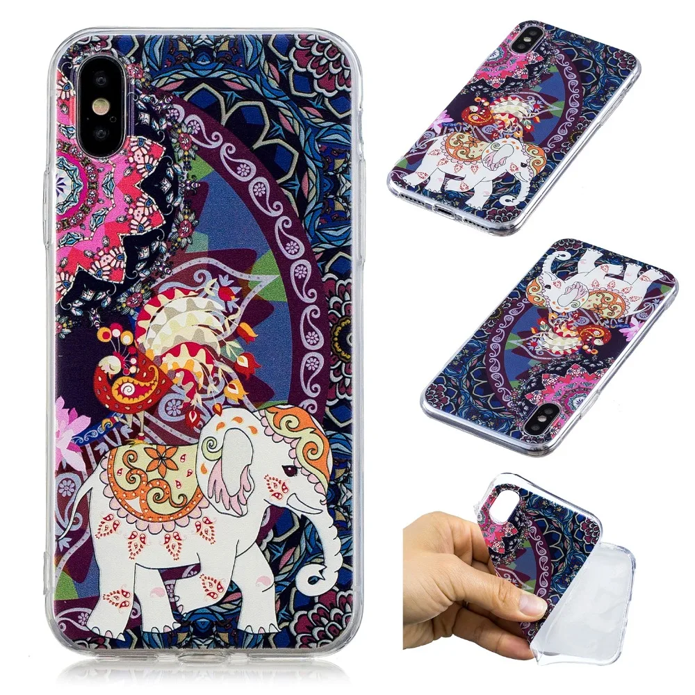 SjuzzyU Anti-knock Silicone Case For Apple iphone X Slim soft TPU Phone Cover coque funda |